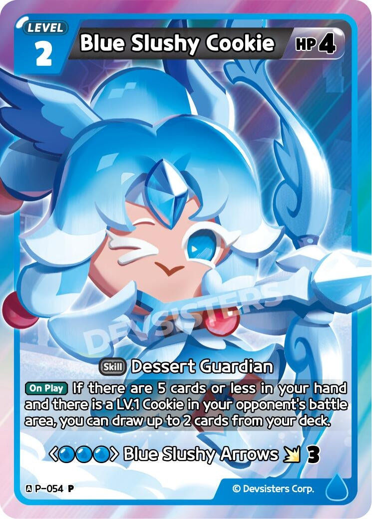 Image for Blue Slushy Cookie (P-054) (P) - CookieRun: Braverse TCG