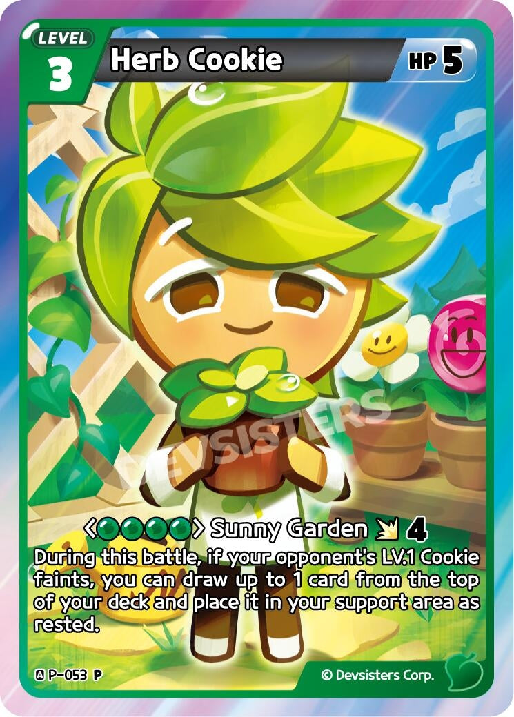 Image for Herb Cookie (P-053) (P-053) (P) - CookieRun: Braverse TCG