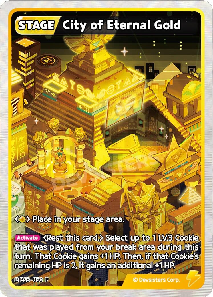 Image for City of Eternal Gold (BS8-050) (P) - CookieRun: Braverse TCG