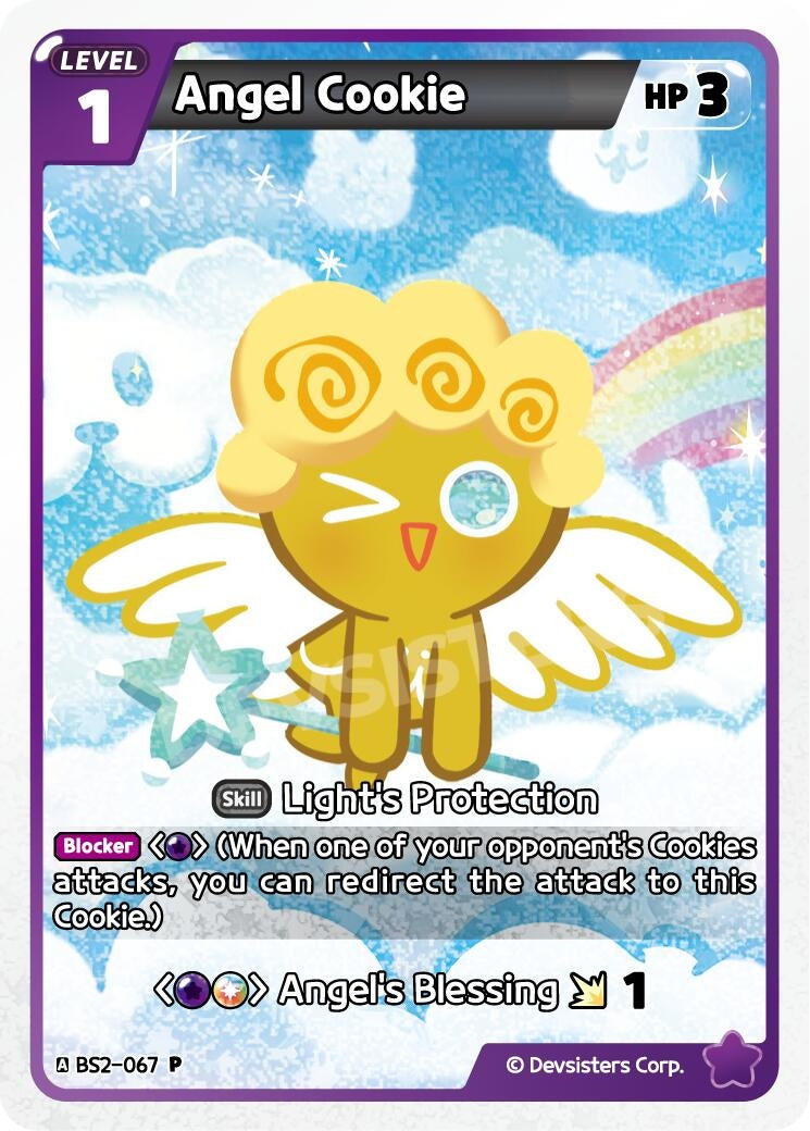 Image for Angel Cookie (067) (BS2-067) (P) - CookieRun: Braverse TCG