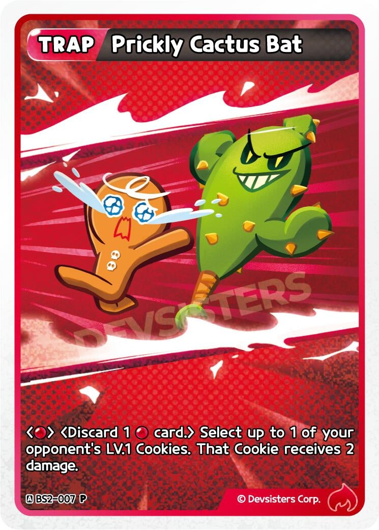 Image for Prickly Cactus Bat (BS2-007) (P) - CookieRun: Braverse TCG