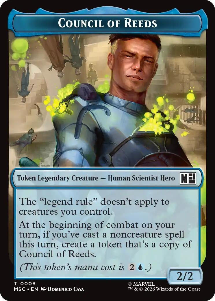 Image for Council of Reeds (008) // Construct (014) Double-Sided Token (8 // 14) (MSC) - Magic: The Gathering