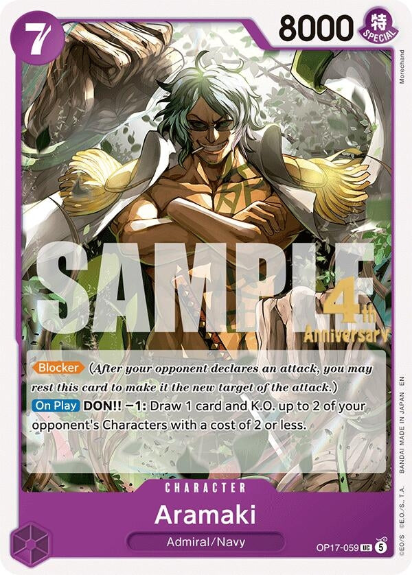 Image for Aramaki (OP17-059) (OP17 RE) - One Piece Card Game