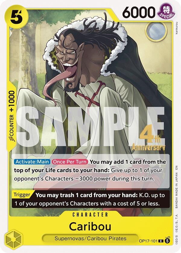 Image for Caribou (OP17-101) (OP17 RE) - One Piece Card Game
