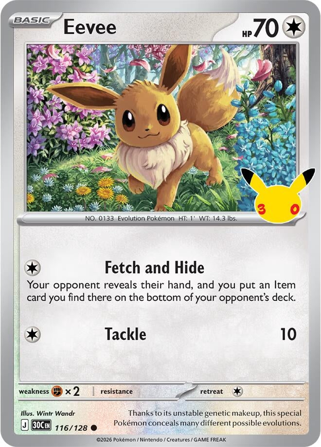 Image for Eevee (116/128) (30C) - Pokemon