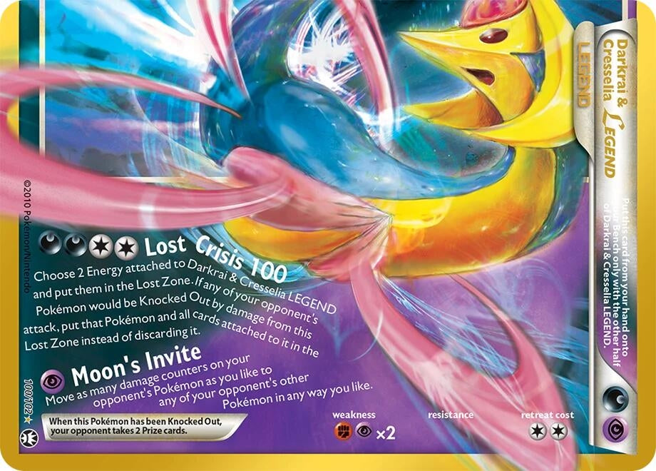 Image for Darkrai & Cresselia Legend (Bottom) (100/102) (30C) - Pokemon