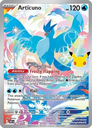 Image for Articuno (132/128) (30C) - Pokemon