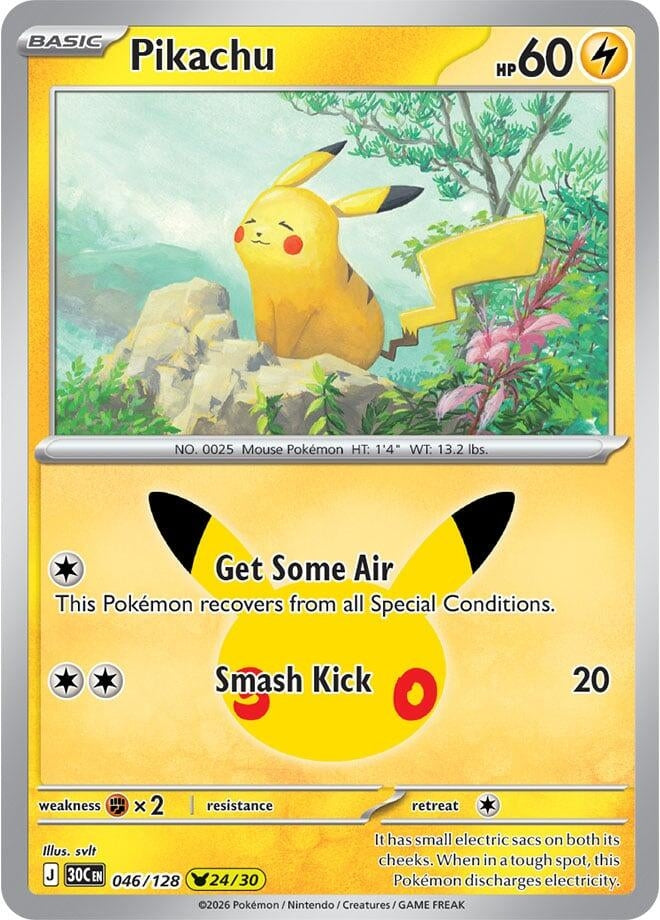 Image for Pikachu (046/128) (30C) - Pokemon