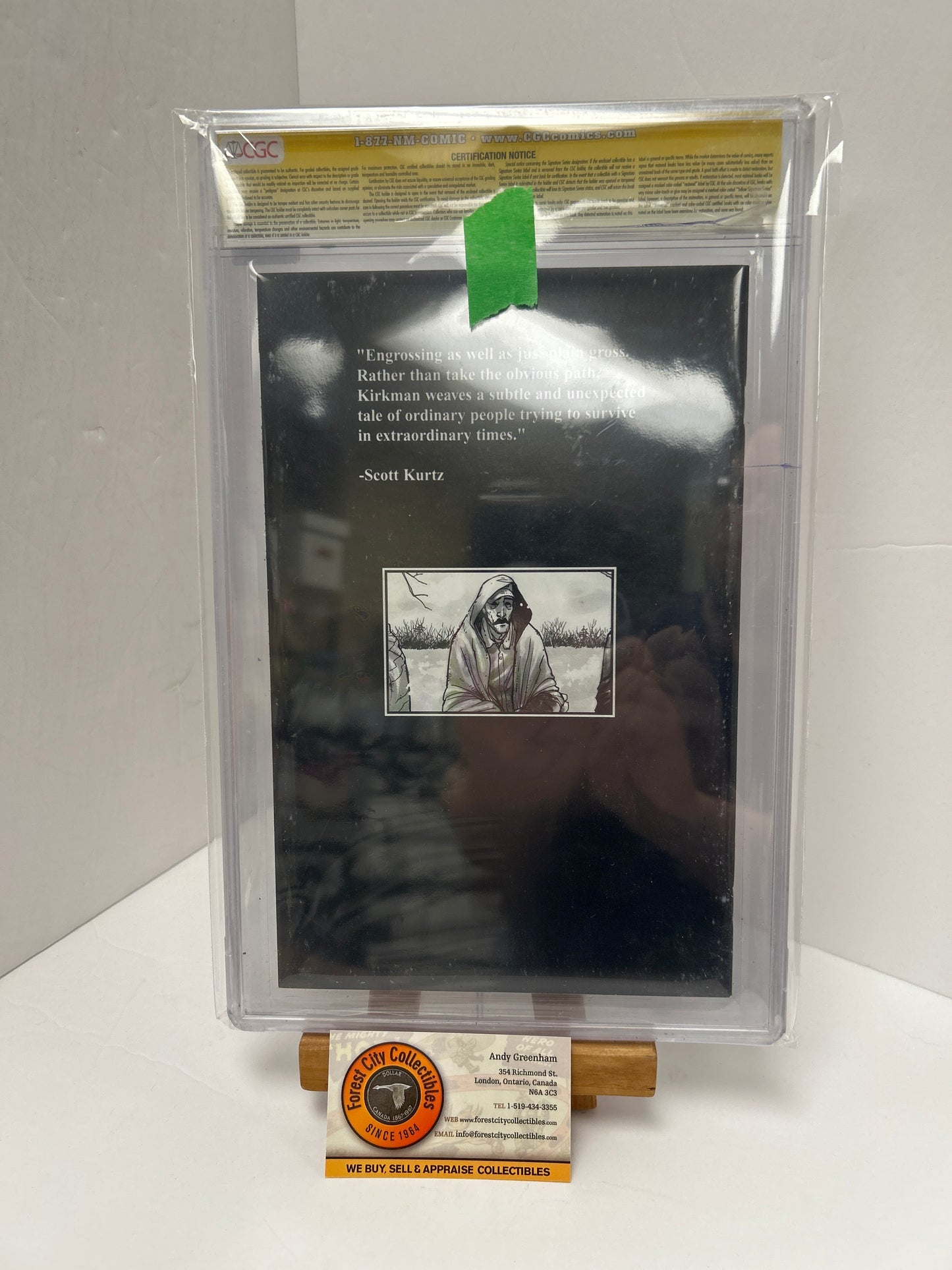 Walking Dead #6 (White Pages) {CGC 9.6} Signed by Tony Moore