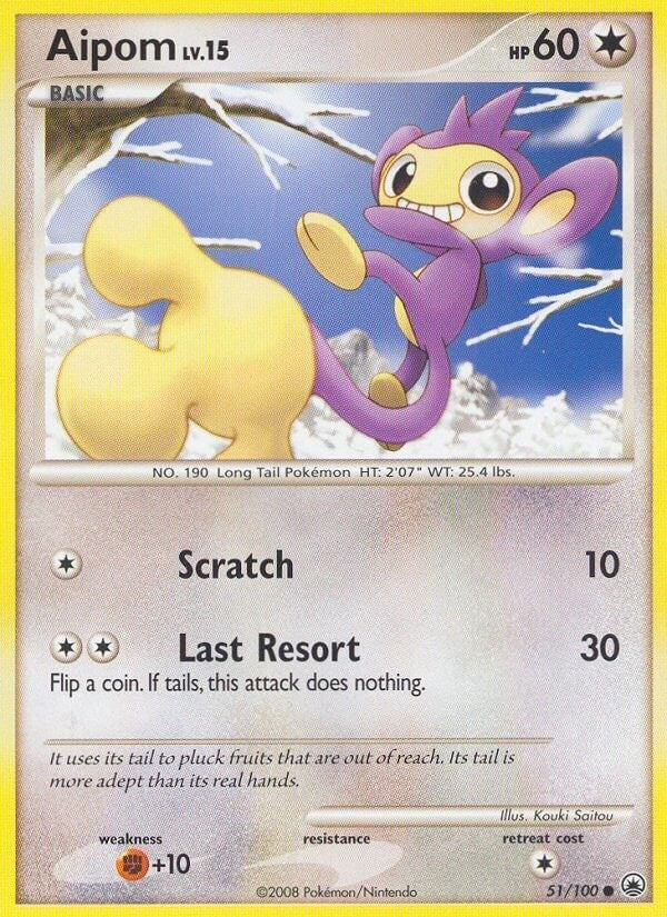 Image for Aipom (51) (51/100) (MD) - Pokemon