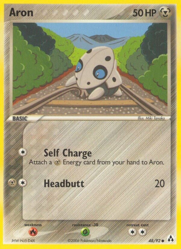 Image for Aron (48/92) (LM) - Pokemon