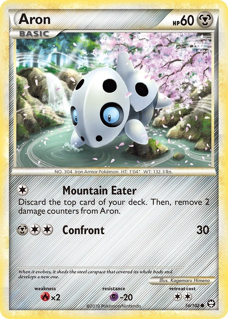 Image for Aron (56/102) (TM) - Pokemon
