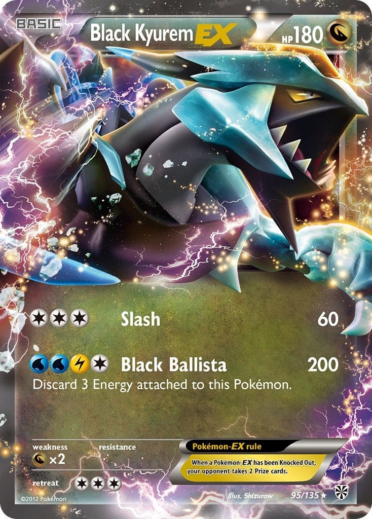 Image for Black Kyurem EX (95/135) (PLS) - Pokemon