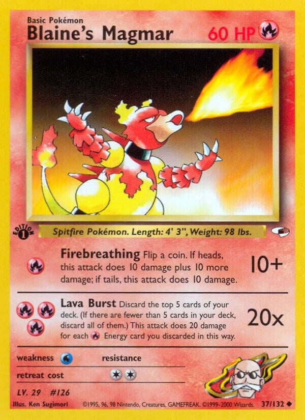 Image for Blaine's Magmar (037/132) (G1) - Pokemon