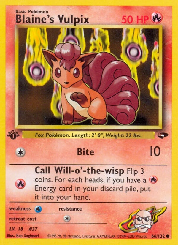 Image for Blaine's Vulpix (066/132) (G2) - Pokemon