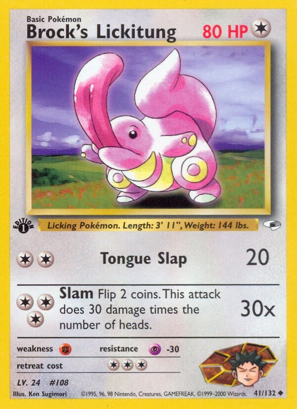 Image for Brock's Lickitung (041/132) (G1) - Pokemon