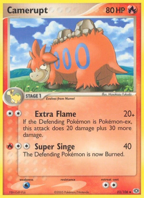 Image for Camerupt (23/106) (EM) - Pokemon