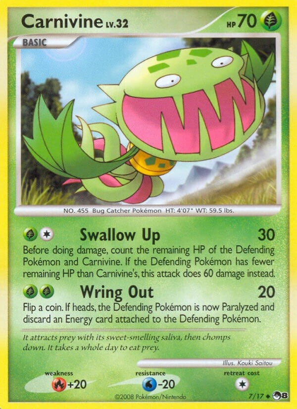 Image for Carnivine (007/017) (POP) - Pokemon