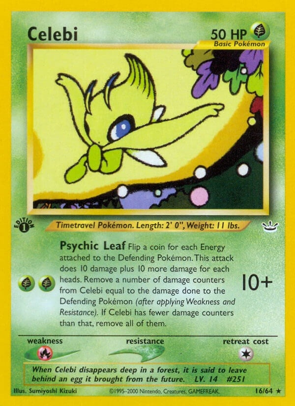 Image for Celebi (16) (16/64) (N3) - Pokemon