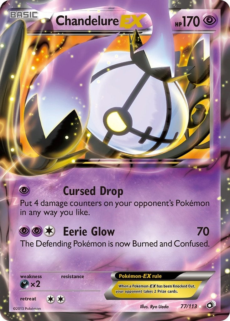 Image for Chandelure EX (77/113) (LTR) - Pokemon