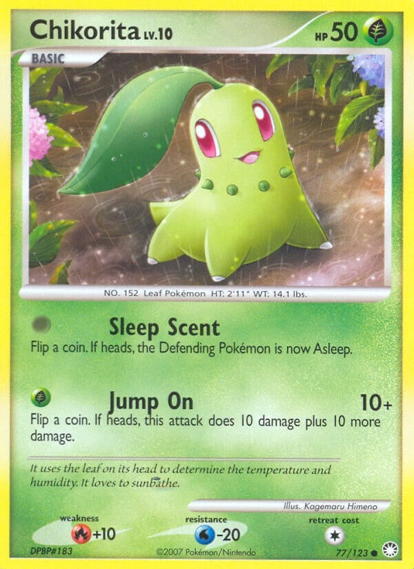 Image for Chikorita (77/123) (MT) - Pokemon