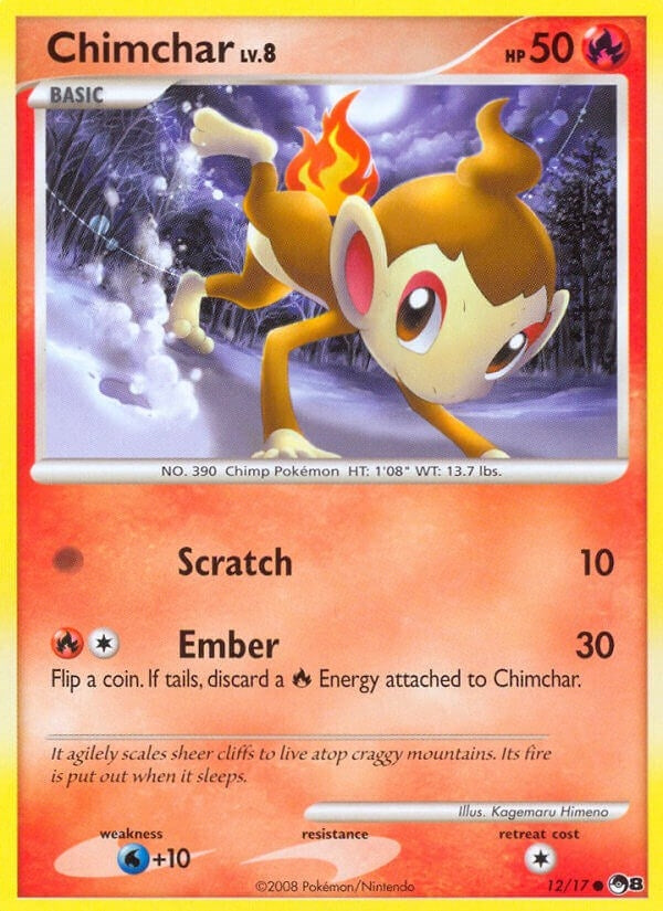Image for Chimchar (012/017) (POP) - Pokemon
