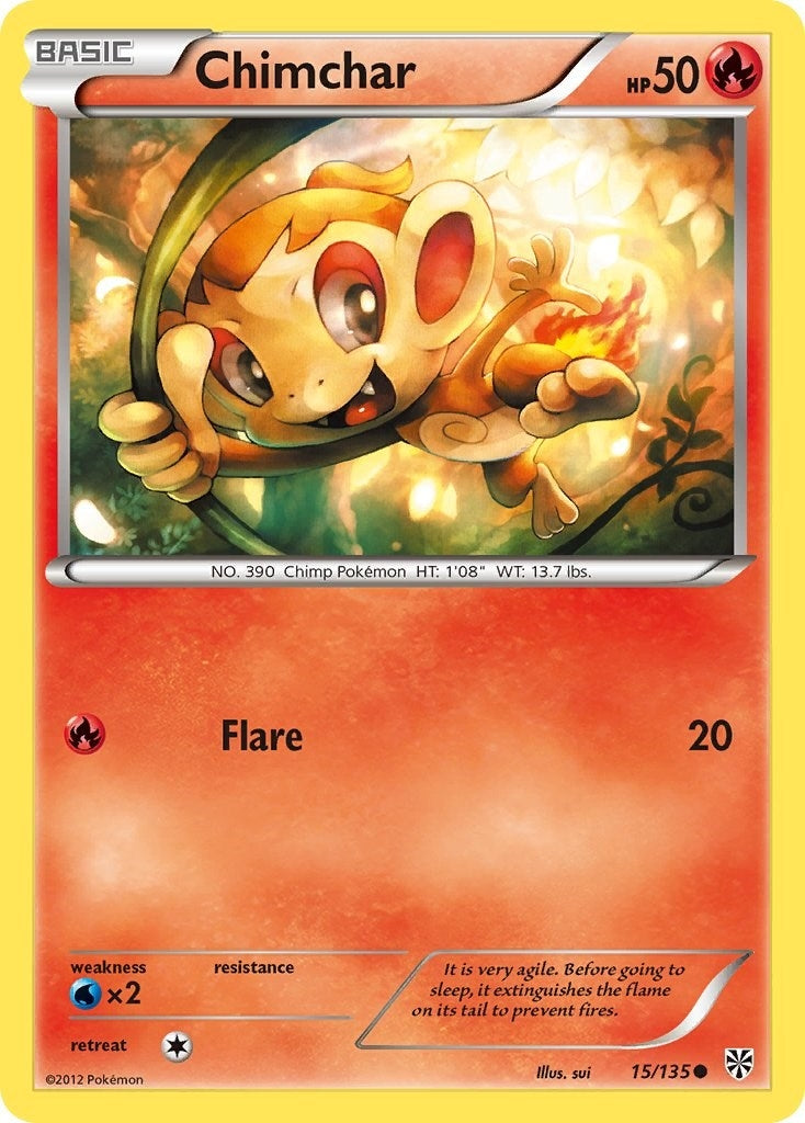 Image for Chimchar (15/135) (PLS) - Pokemon