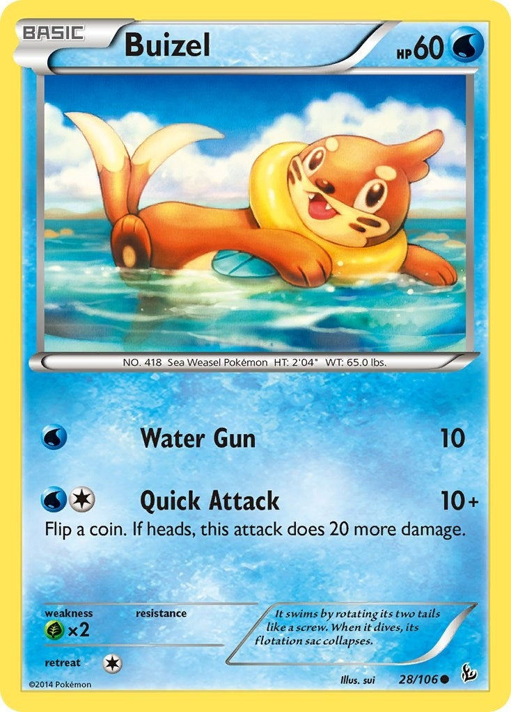 Image for Buizel (28/106) (FLF) - Pokemon