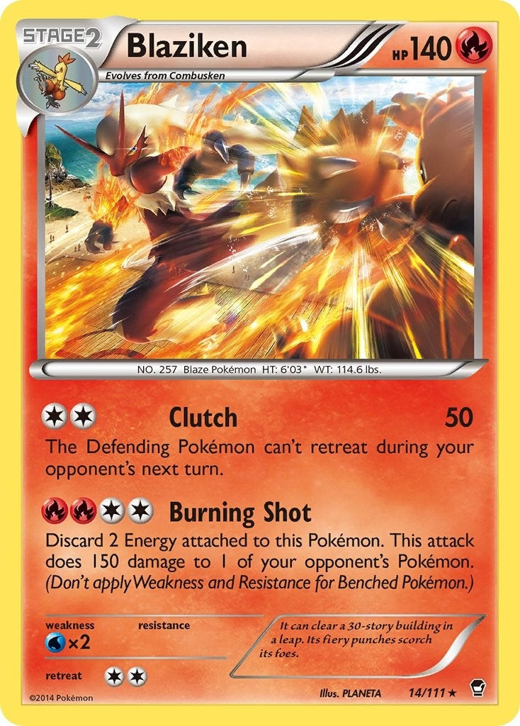 Image for Blaziken (14/111) (FFI) - Pokemon