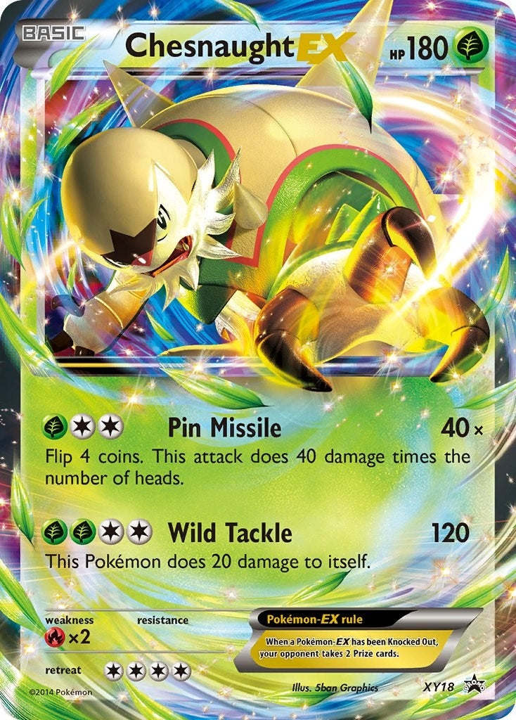 Image for Chesnaught EX - XY18 (XY18) (PR) - Pokemon