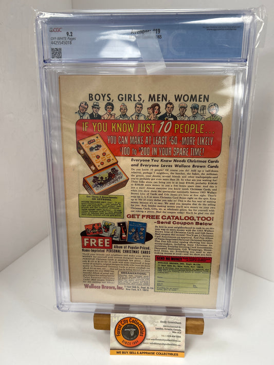 Avengers #19 (Off-White Pages) {CGC 9.2}