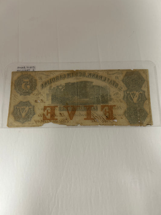 State Bank {1860} S. Carolina