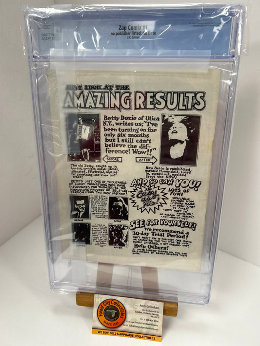 Zap Comix #1 (White Pages) {CGC 6.5}
