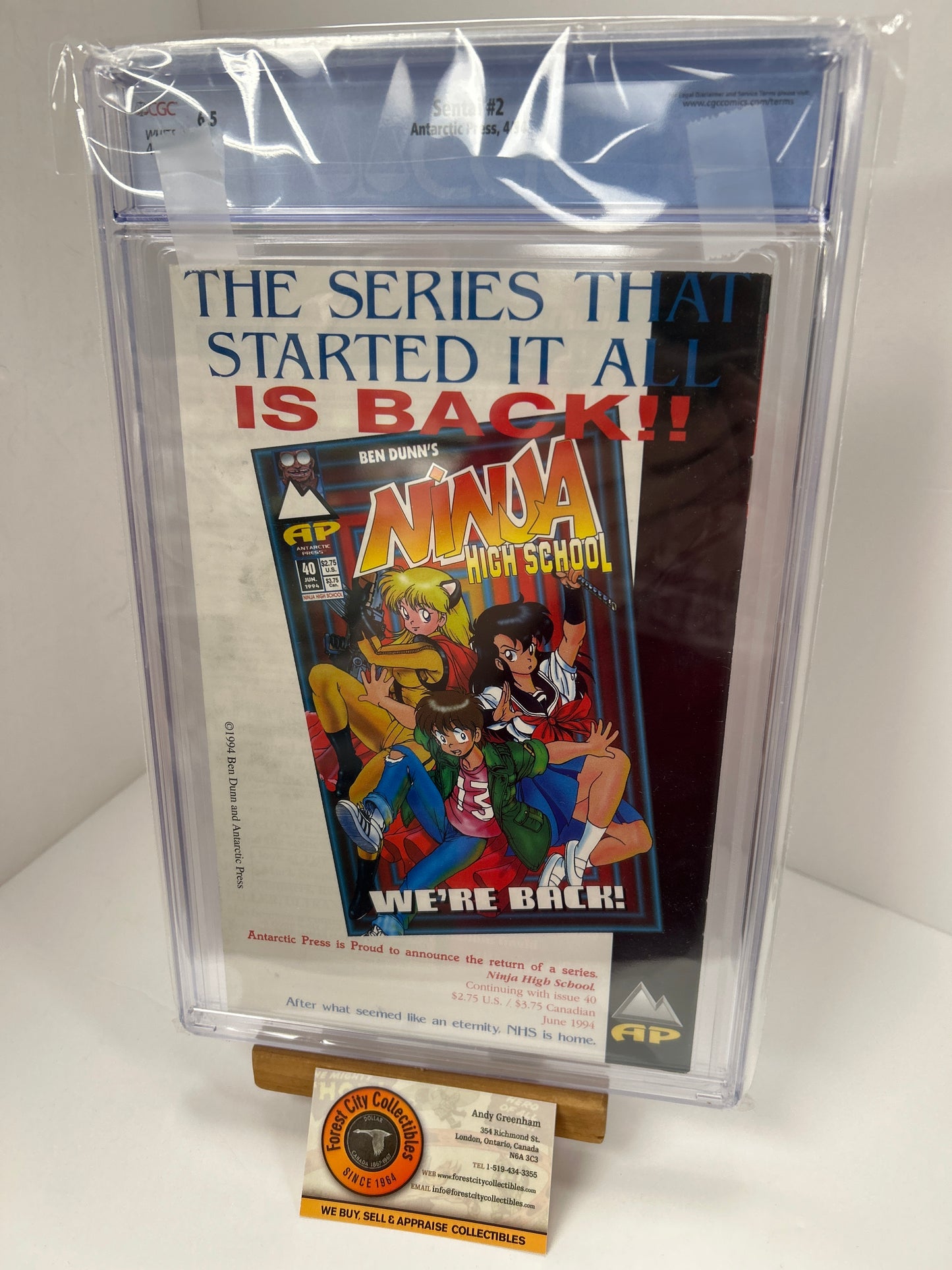 Sentai #2 (White Pages) {CGC 6.5}