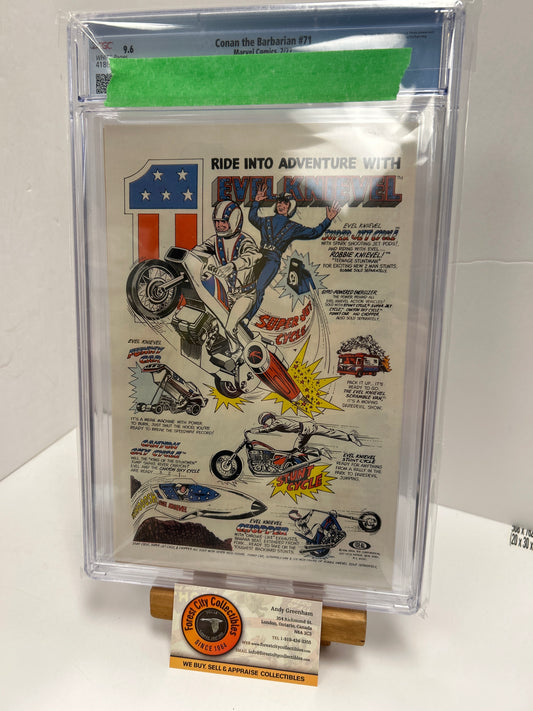 Conan the barbarian #71 (White Pages) {CGC 9.6}