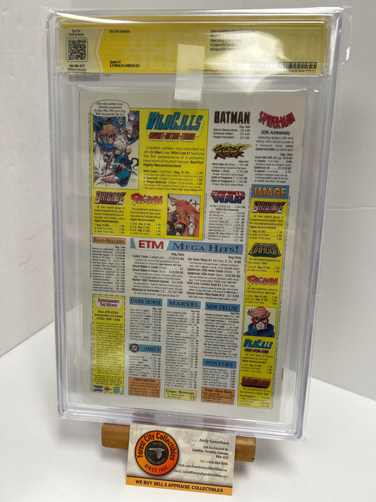 Spawn #1 (White Pages) {CBCS 8.5} Signed by Todd Mcfarlane