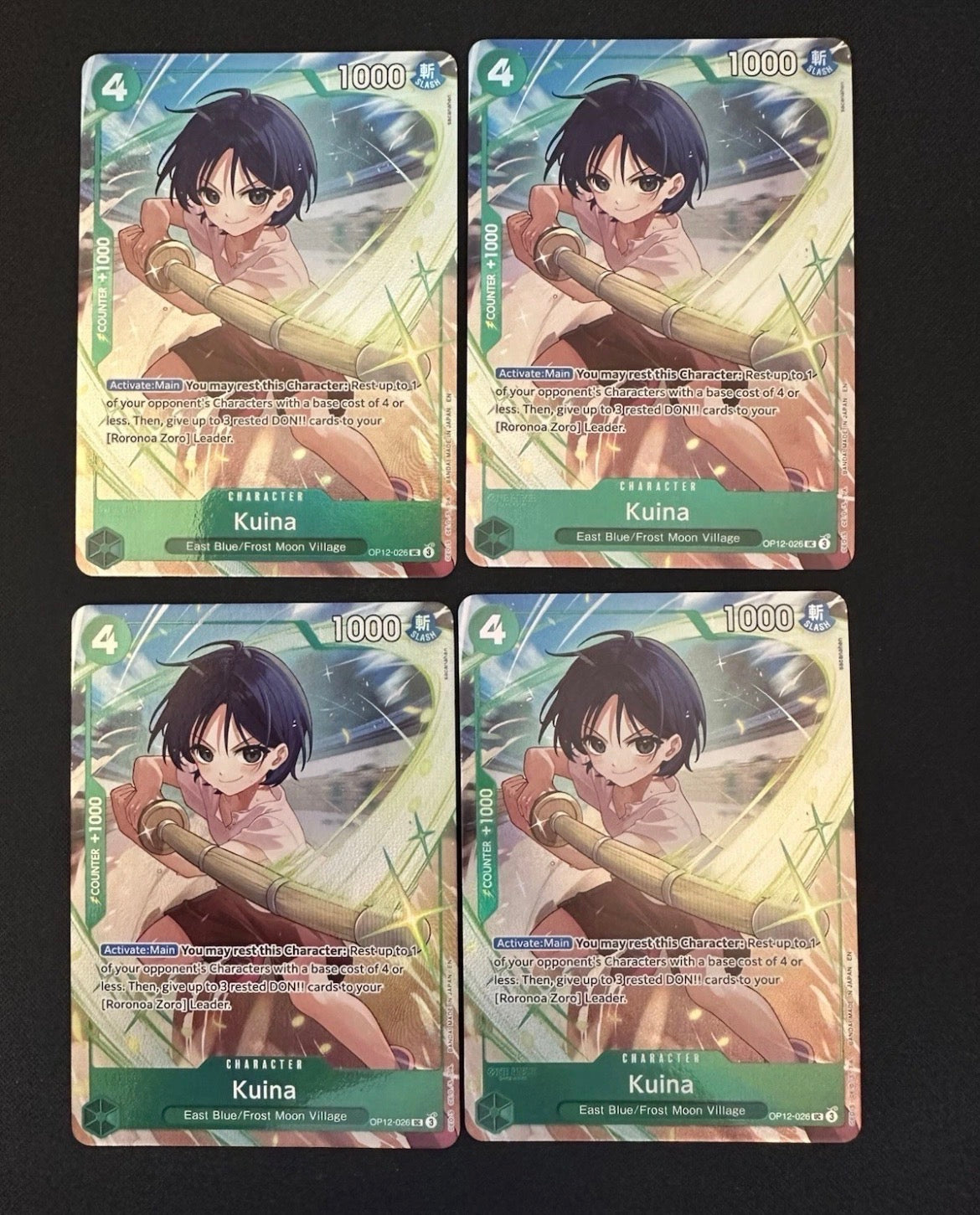 NM Playset Kuina OP12-026 Alt Art Premium Card Collection Vol 5 English