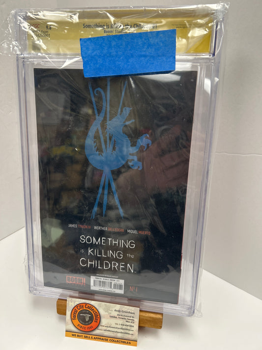 Something is Killing the Children #1 (White Pages) {CGC 9.8} Signed by Weather Dell’Edera