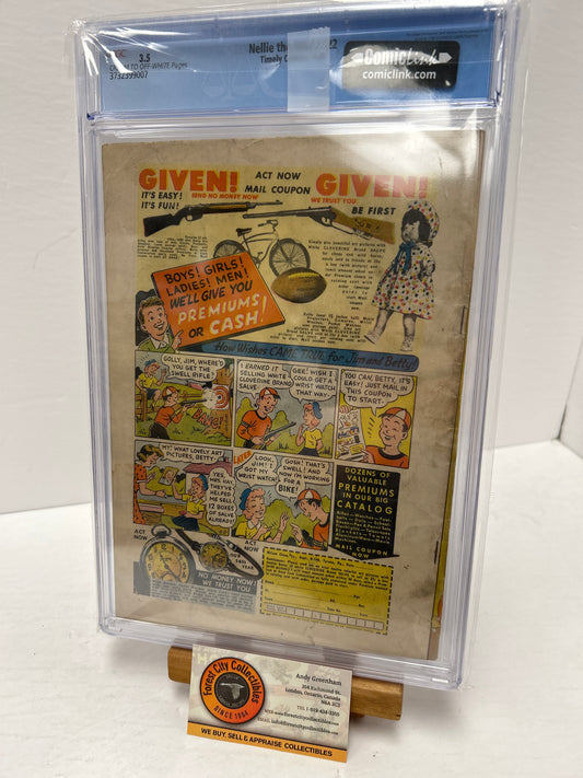 Nellie the Nurse #22 (Cream to Off-White Pages) {CGC 3.5}