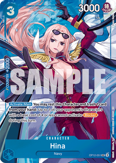 Hina OP12-051 Alt Premium Card Collection Vol 5 English PLAYSET