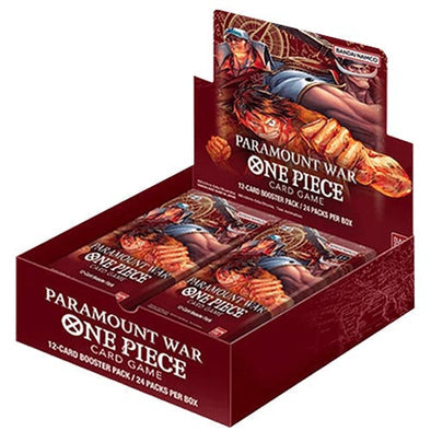 ONE PIECE CG OP-02 PARAMOUNT WAR BOOSTER BOX CASE (x12 Booster Boxes)
