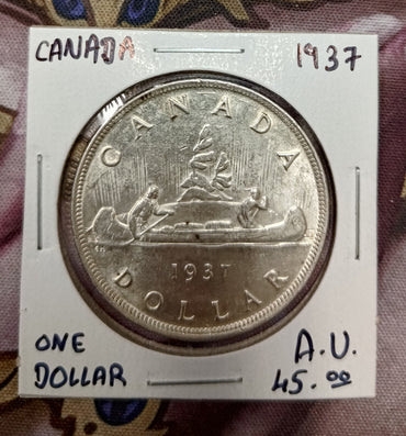 1937 Silver Dollar - AU