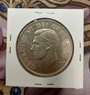 1950 Silver Dollar - AU50 SWL