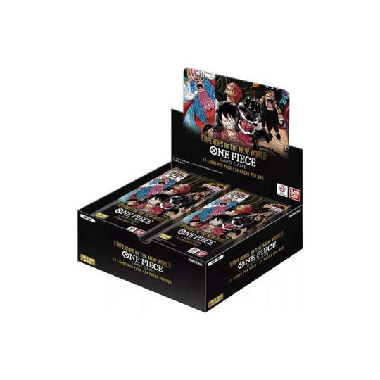 ONE PIECE CG (OP-09 Four Emperors) Emperors in the New World booster box case (x 12 boxes)