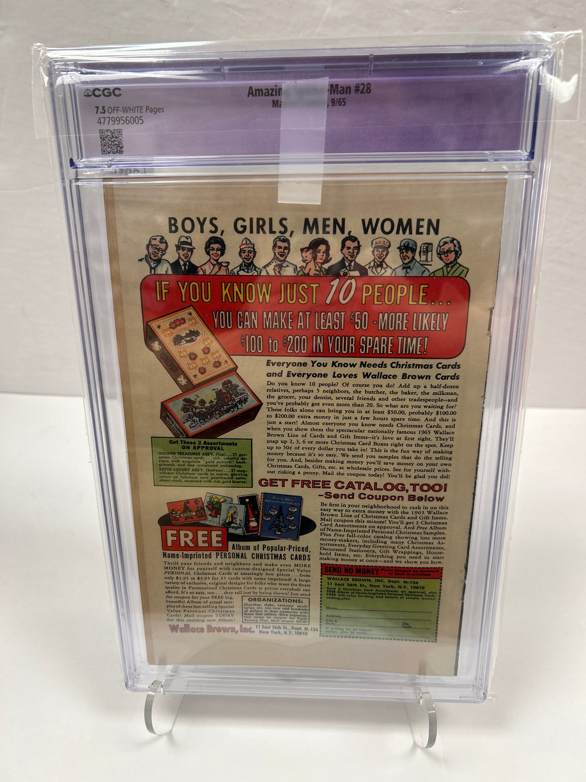 Amazing Spider-Man #28 (OFF-White Pages) {CGC 7.5} 9/65 - retored label