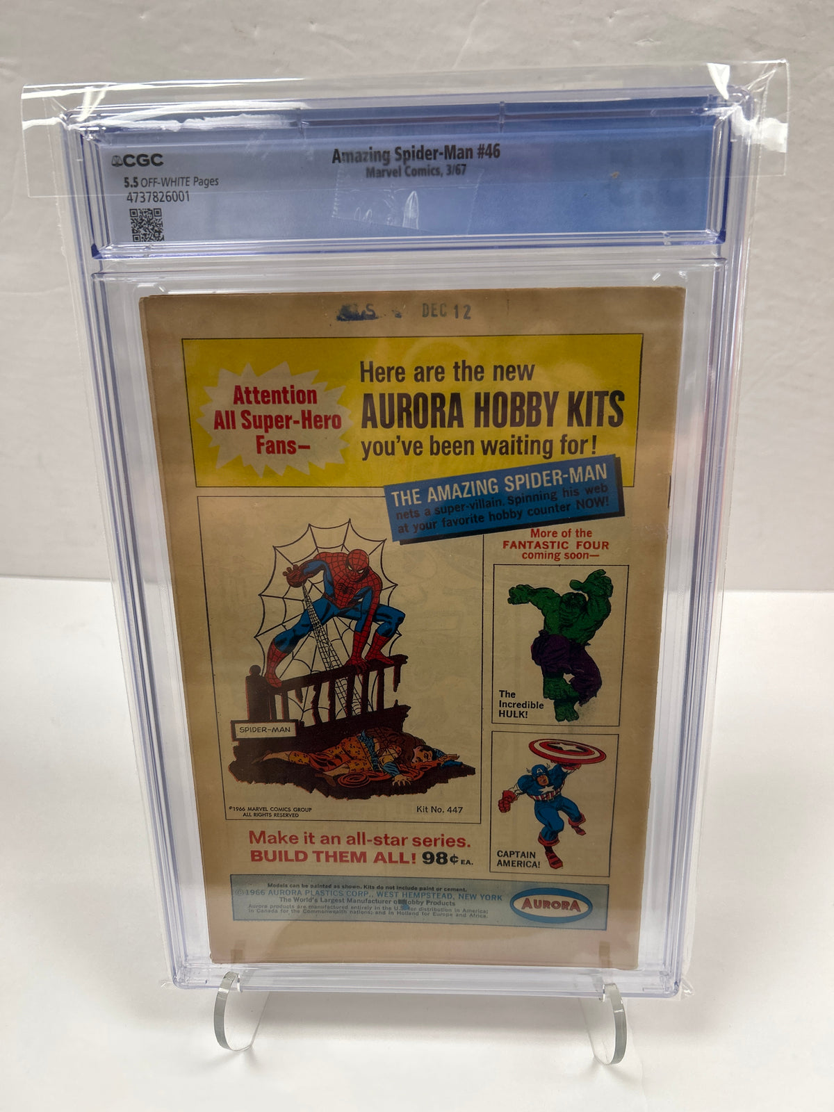 Amazing Spider-Man #46 (OFF-White Pages) {CGC 5.5} 3/67