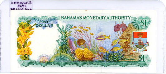 Bahamas 1968 0ne dollar E.F.