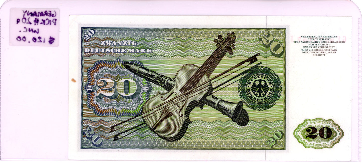 Germany {Pick #20a} UNC.