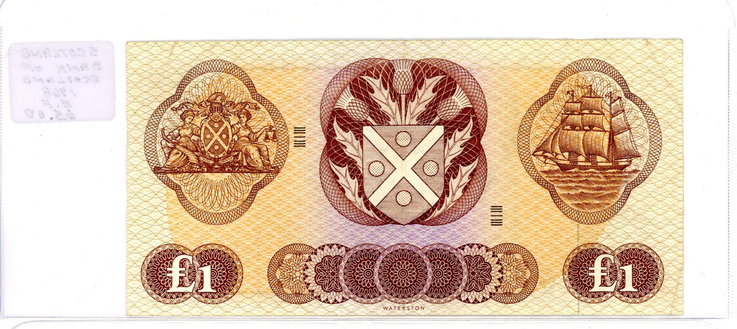 Bank of Scotland 1968 E.F.
