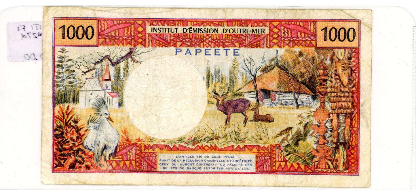 Tahiti 1985 {Pick #27d} F+